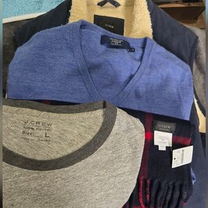 J. CREW BUNDLE LOT Vest Sweater Shirt